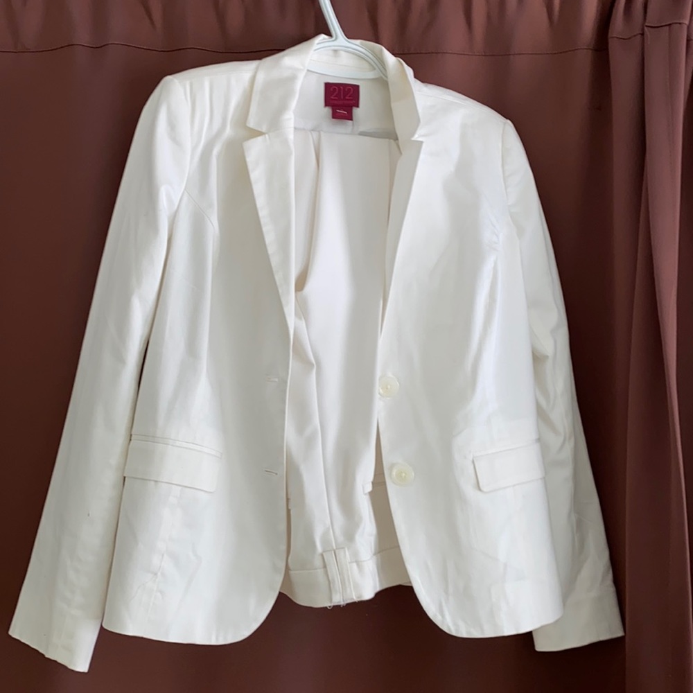 White pantsuit